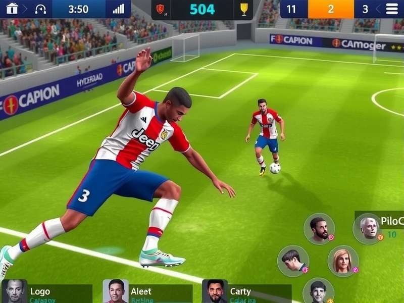 Hyderabad FC Crusader gameplay screenshot showing realistic football action